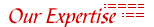 Our Expertise